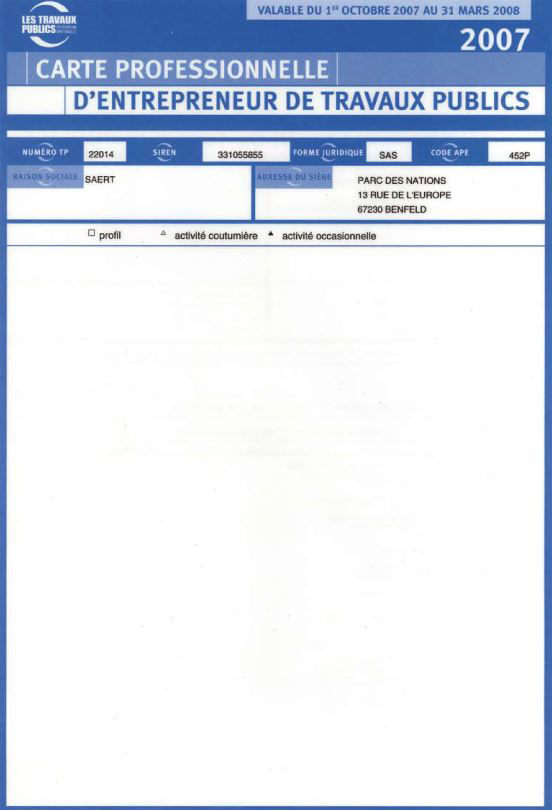 QualificationTravaux Publics 2 Certification Travaux Publics